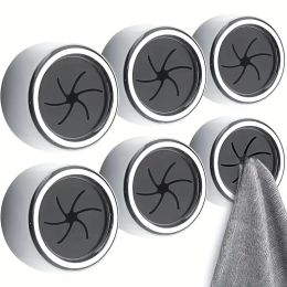 Set 1pc/3pcs Adhesive Wall Mounted Towel Holder, Suction Cup Towel Clip For Bathroom & Kitchen