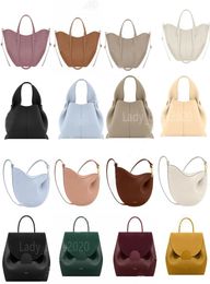 Paris Numero Dix Half-moon Bag 5A Full-Grain Tonca Textured Suede Calf Leather Tote Luxury Designer Crossbody Women Hobo Handbags Mini Shoulder Purse7301120