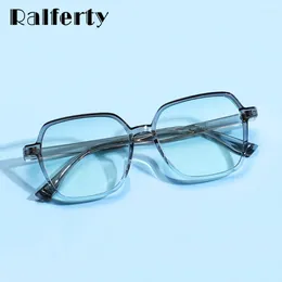 Sunglasses Frames Ralferty Oversized Square Eyeglass Anti Blue Light Protection Glasses Women 0 Diopter Prescription Frame Oculos De Grau