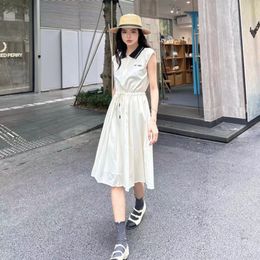 miui skirt dresses for woman designer dress Summer new Preppy style sleeveless dress