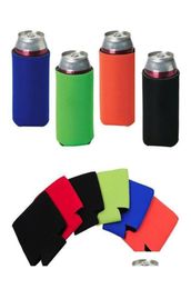 Whole 330Ml Beer Cola Drink Can Holders Bag Ice Sleeves Zer Pop Holders Koozies 12 Colour Dhb282 T0Nl37030908