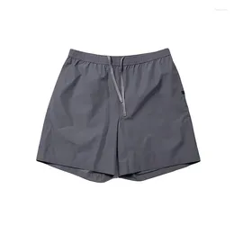 Men's Shorts Japanese Retro Relaxed Functional Wind Waterproof Beach Short Grey Black Blue Summer Capris Cityboy Board