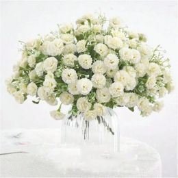 Decorative Flowers 1bundle/20 Forks Artificial Carnation Decoration Scene Room Wedding Supplies Privileges