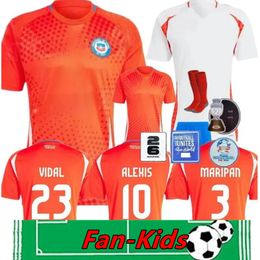 24 25 Chile Soccer Jerseys chilean 2024 fans player version Vidal Alexis Sanchez Felipe MEDEL Erick E.VARGAS Men kids kit Football Shirts SALAS Zamorano Sierra