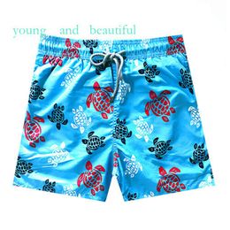 Moda-2019 Marka Vilebre Erkekler Beach Board Shorts Mayo Erkekler% 100 Hızlı Kuru Kaplumbağalar Erkek Boardshorts Bermuda Brequin Swimshort M-XXXL 3467