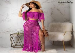 Women Beach Cover Up Mesh Sheer Bikini Cover Up Swimwear Ruffle Flare Pants High Waist Trousers See Through Tassel Beach Wear Y2005779619