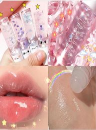 luxury lip oil design lips balm Glimmer Transparent Pearlescent White Base Hydrating 4ML Ball Rolling Makeup3160170