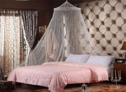 2018 wholes Outdoor Round Lace Insect Bed Canopy Netting Curtain Hung Dome Mosquito Nets8962331
