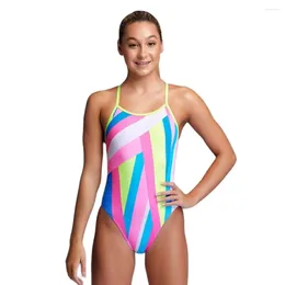 Women's Swimwear Girls Swimsuit Swimmer One-piece Thin Shoulder Strap Comfortable Suit Functional Training Open Water Swimming Skinsuit