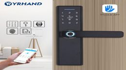 WIFI App Electronic Door Lock Intelligent Biometric Door Locks Fingerprint smart wifi Digital Keyless Door Lock T2001111474015