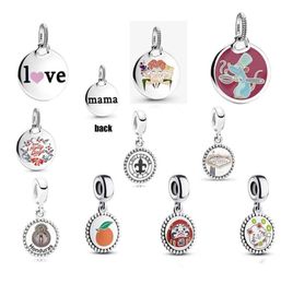 Memnon Jewellery High quality Charm 2021 S925 Sterling Silver Heartshaped Round Beads Smail Cat Pendant Charms Fit Bracelets And Ne1743441