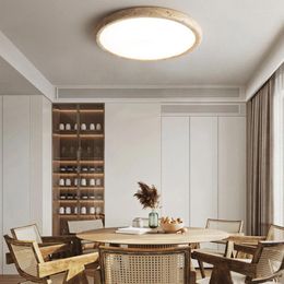 Ceiling Lights Natural Stone LED Light 4000K For Bedroom Parlour Dining Room Office Minimalist