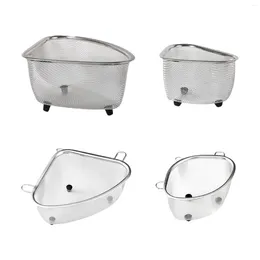 Baking Tools Multifunction Colander Triangle Strainer Sturdy Stainless Steel For Food Organiser