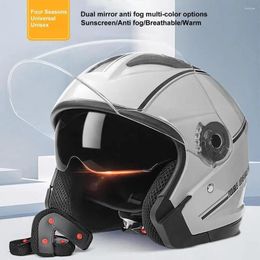 Motorcycle Helmets For Safety Adult Motorbike With Dual Visor Comfortable Mountain Road Cycling Accessories