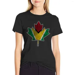 Women's Polos Guyanese - Clipped Into National Flag T-shirt Female Clothing Western Dress For Women