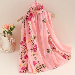 Scarves Women's Scarf Bandana Headband Flowers Vintage Luxury Summer Beach Square Silk Handkerchief Bohemia Girl Accessories 2024