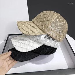 Ball Caps Hat For Women's Summer Fashion Mesh Breathable Sunshade Baseball Cap 2024 Outdoor Adjustable Ladies Sun