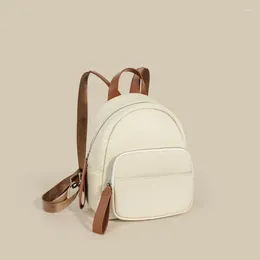 Backpack Chikage Female 2024 All-match Minimalist Cowhide Leisure Travel Bag Korean Fashion Large Capacity Handbags
