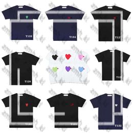 commes des garcon shirt fashion brand Play Designer Men's T Shirts Fashion Women's CDG Short Sleeve Heart Badge Top Clothes 840