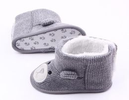 Baby Winter Boots Infant Toddler Newborn Cute Cartoon Bear Shoes Girls Boys First Walkers Super Keep Warm Snowfield Booties Boot G6477404