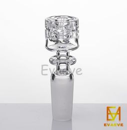 Smoke Quartz Nail Diamond Knot 2mm Thick 10mm 14mm 19mm MaleFemale Frosted Joint for bongs oil rigs2164056