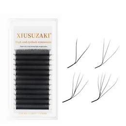 False Eyelashes L/LU/M Curl YY 3D 4D 5D W Shape Eyelash Extension Hand Woven Soft Light Natural Lashes Premade Volume Fan