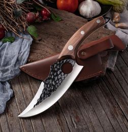 6039039 Meat Cleaver Butcher Knife Stainless Steel Hand Forged Boning Knife Chopping Slicing Kitchen Knives Cookware Camping7732432