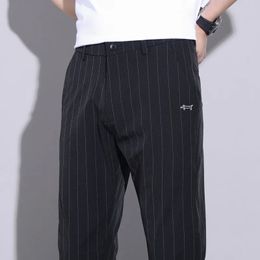 Calça de golfe masculina as calças de elasticidade seca rápida de verão para calças de moletom de verão Ultra Fin Long Wear 240417