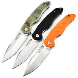 Best Selling Daily Use Tool Portable Outdoor Folding Knife D2 Steel G10 Handle Self Defence Tactical EDC Pocket Knife