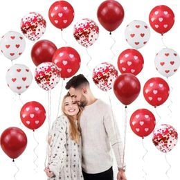 Party Decoration Red Gold Balloons Wedding Background Room Decor Valentine Day Anniversary Birthday Decorations Love Balloon