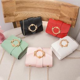 Shoulder Bags 2024 Women's Bag Simple Small Square Single Messenger Fresh Mobile Phone Chain Strip