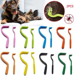 Dog Apparel Tick Remover Tool Pet Products Ticks Pull Cat Accessaries Scratching Extractor Mite Tweezers Comb Louses Pliers