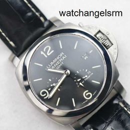 Designer Wrist Watch Panerai LUMINOR 1950 Series Automatic Mechanical Watch Calendar Shows Men's Luxury Watch 44mm Black Disc PAM00321