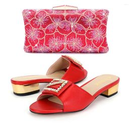 Slippers 2024 Spring Summer Arrivals Slingbacks Sandals With In Royal Black Colour High Quality African Women Shoes And Bag Set