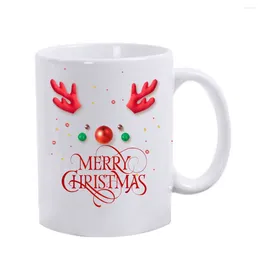 Mugs 2024 Christmas Gift Kids Vacation Design Bulk 11 Oz Red White Custom Logo Sublimation Ceramic Coffee