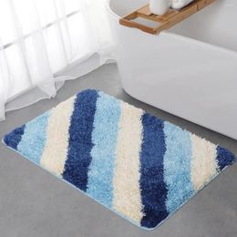 Carpets Fluffy Bathroom Rug Non Slip Bath MatSuper Absorbent Microfiber Washable Plush Rugs Kitchen Floor Mats For Bedroom Living Room