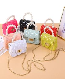 6 Colour Kids Shell bag Korean Style Embossed Pattern Handbag Baby Toddler Girls Crossbody Mini Chain Bags purse kid 1851 Y24538238