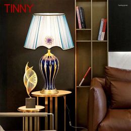 Table Lamps TINNY Contemporary Ceramics Lamp Luxurious Living Room Bedroom Bedside Desk Light El Engineering Decorative Lights