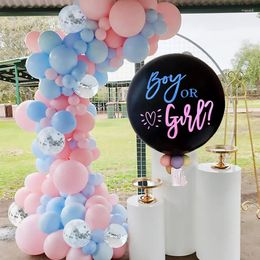 Party Decoration 91-110pcs Gender Reveal Blue Pink Macaron Balloons Garland Arch 36inch Boy Or Girl Balloon Baby Shower Supplies