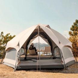 Tents And Shelters Camping Tent Automatic Large Double-layer Outdoor Camp Picnic Portable Quick-open