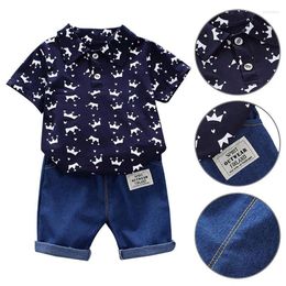 Clothing Sets 2Pcs/Sets Summer Baby Clothes Suit Children Boys Fashion Shirt Shorts Toddler Casual Costume Infant Outfits Kids