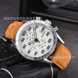 Watch watches AAA 2024 Mens Round Watch 6-pin Multifunctional Quartz Watch NIRICAH Matte Cloth Band Watch