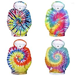 Men's Hoodies 3d Pullover Fashion Hip Hop Printing Tie-dye Costume Male Female Hoodie Long Sleeve Homme Top 4xl