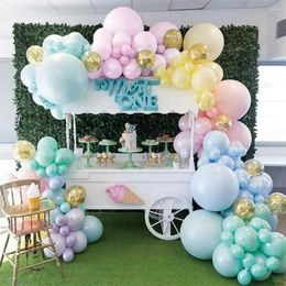 Party Decoration Birthday Balloon Arch Garland Kit Baby Shower Graduation Decor Anniversary Pastel 115pcs