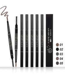 Eyebrow tattoo pen Eyebrow pencil with micro fork tip applicator easy to create natural eyebrows stay all day7738602