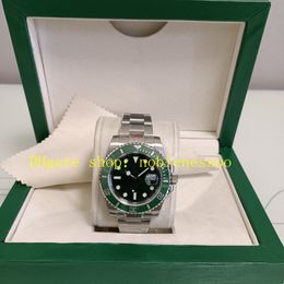 3 Colour Super With Box Papers Watch Authentic Picture for Mens 40mm 116610 Green Dial Ceramic Bezel 904L Steel Bracelet EW Cal.3135 Movement ewf Sport Watches
