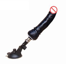 2016 new Big Soft Dildo Female Masturbation Sex Machine Accessories Realistic Big black Dildo 184cm Sex Toys For Woman4057507