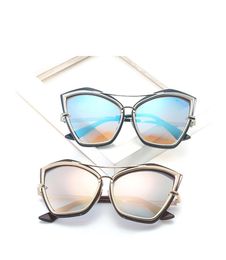 Luxury Cat Eye Sunglasses Women Fashion Design Retro Vintage Sun Glasses Women Female Ladies Sunglass for show DF6459499367