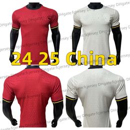 2024 2025 China Player version Soccer Jerseys ZHANG Y N XIE PF WEI SH.H. ZHENG ZH WU L Chinese national team 24 25 home away football shirt maillot de foot