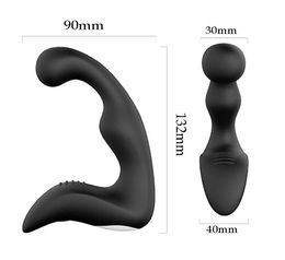 Adult Sex Toys For Men Anal Plug Vibrator 10 Speeds Prostate Massage Silicone Butt Anal Vibrating Male Masturbator Erotic Toys4139993